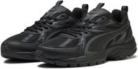 PUMA Milenio Tech Unisex Lage Sneakers Zwart/Grijs Maat 36