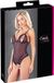 Cottelli Lingerie Open Transparante Powernet Body Zwart S