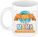 Bellatio Decorations Mok mama Emma - wit - keramiek - 300 ml