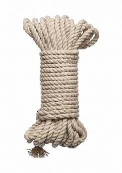 Doc Johnson KINK - Hogtied - Bind & Tie - 6mm Hemp Bondage Rope - 30 Fee