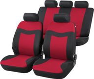 CarComfort Auto stoelbeschermer Rockford rood