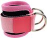 Merkloos Wan GmbH Fitness Enkelbanden - Weerstandsbanden - Been Heup Training - Verstelbare D-Beugel - 45x8CM - Roze