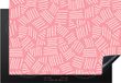 Merkloos KitchenYeah® Inductie beschermer 77x51 cm - Strepen - Roze - Design - Inductiebeschermer