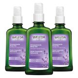 WELEDA 3x Lavendel Ontspannende Body Olie 100 ml