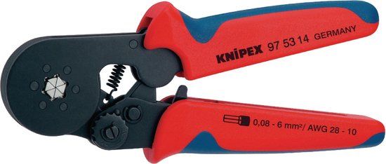 Knipex 975314 Zelfinstellende krimptang voor adereindhulzen - 180mm