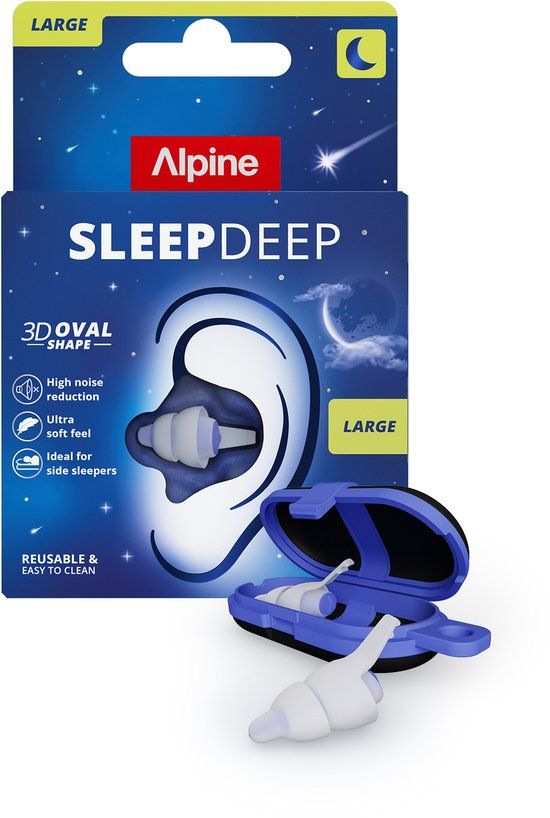 Alpine Hearing protection Alpine SleepDeep Oordoppen - Slaapoordoppen - 27dB SNR - Medium - 1 paar
