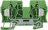 Weidmüller 1745250000 Borne de mise à la terre Ressort de serrage Vert-jaune 1 pièce(s)
