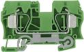 Weidmüller 1745250000 Borne de mise à la terre Ressort de serrage Vert-jaune 1 pièce(s)