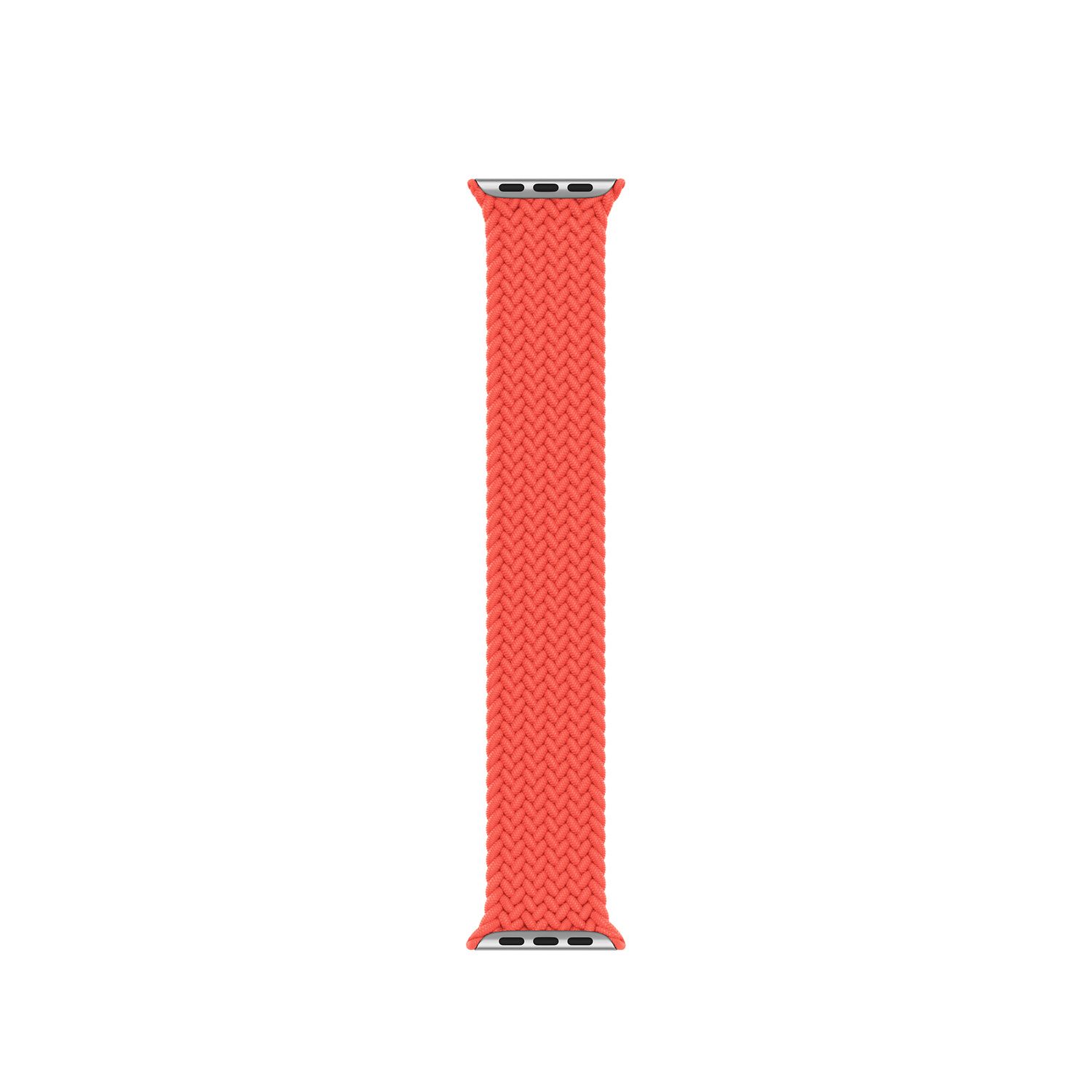 Apple Gevlochten solobandje voor de Apple Watch | 38/40/41/42 mm - Maat 8 - Electric Orange