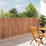 vidaXL Schorsschutting 400 x 125cm schors bruin