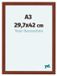 yd. Cadre photo A3 29,7x42 cm MDF Cerisier Como