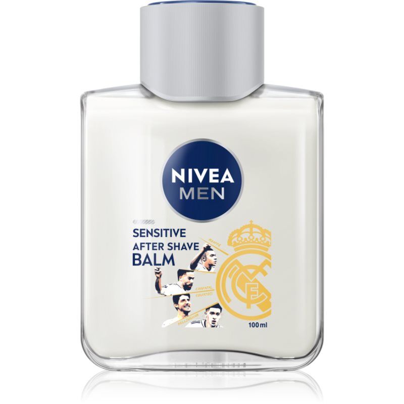 NIVEA MEN REAL MADRYT Sensitive Kalmerende aftershave lotion voor gevoelige huid, 24h hydratatie, 100ml