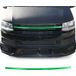 OMAC Kühlergrill-Zierleiste Kühlergrill-Leisten 7550BFG082LG Vorne für VW Multivan VI (SGF, SGM, SGN) 1210mm 100mm 40mm Edelstahl