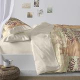 Burrito Blanco Bedrukte dekbedovertrekken, 200 cm breed bed (+ beschikbare maten) | Design 101 | Aardekleur (200 x 200 cm)