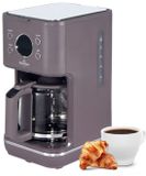 Swiss Haus CM1815 Koffiezetapparaat - 1.5L Glazen Kan - 1000W - LED Display met Timer - 10-15 Koppen - Anti-Drip - Paars
