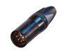 Neutrik NTR-NC5MXX-B XLR fiche 5 fiche/droit XX connexions à souder noir