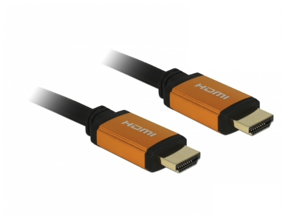 DeLOCK 85728 HDMI Kabel - 1.5m - Zwart/Goud