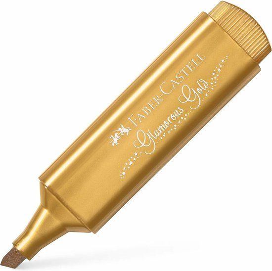 Faber-Castell Textliner 46 - Markeerstift - Goud - 10 stuks