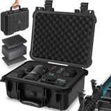 L&L KESSER Camera Koffer Cameratas Draagtas Beschermtas schuimrubber plukschuim - M