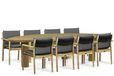 Santika Furniture Santika Suka/Leafline 300 cm dining tuinset 9-delig