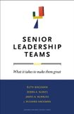 Senior Harvard Business Review Senior Leadership Teams: What It Takes to Make Them Great Hardcover
