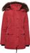Superdry Ashley Everest Parka Femme Rouge brique Polyester