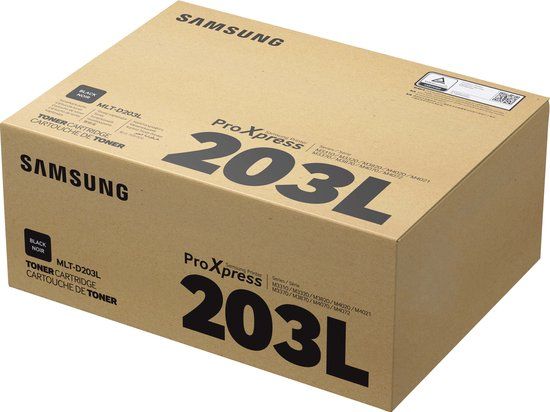 Samsung MLT-D203L Zwarte Toner Cartridge | 5000 Pagina's | Compatibel met HP Printers