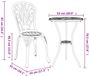 vidaXL - Jardin - Bistrot - Ensemble - 3 - pcs - Noir - Aluminium