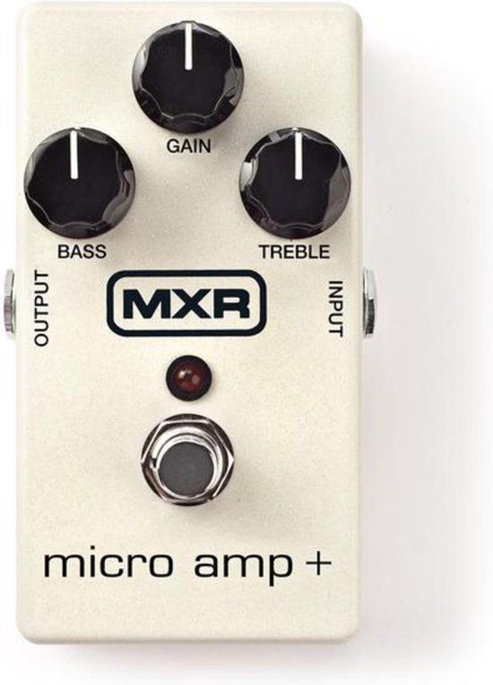 MXR M233 Micro Amp + - Effect Pedal - White