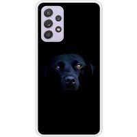 Samsung Bedrukt siliconen hoesje compatibel met Galaxy A52 Chien noir