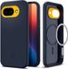 Spigen Nano Pop MagFit Hoesje Geschikt voor Google Pixel 9a - Back Cover Compatibel met MagSafe / Qi2 - Blauw