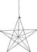 Decoratieve Star Decoratieve lamp 690-75 zwart