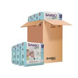 BAMBO Nature Bambo Luiers Maat 1 XS - 2 tot 4 kg - 6 x 22 Stuks - Voordeelverpakking