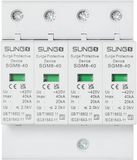 Parafoudre photovoltaïque - Parafoudre pour ménage - Protection contre les surtensions (4P 40KA)