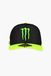 Valentino Rossi Sponsor WRT 2022 hoed met vizier, volwassenen, uniseks, zwart, eenheidsmaat