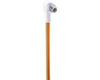 Belden 934732001-1 Sensor/actuator connector, geassembleerd M8, 3-polig, haaks, 2.00 m, Wit/Oranje
