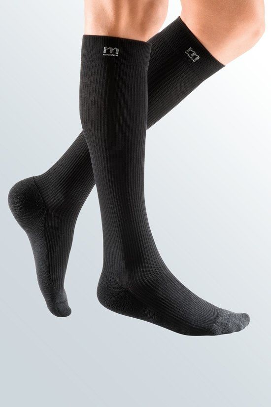 Mediven active CCL 2 AD zwart teenstuk gesloten Size 5 Length kort