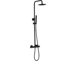 Best Design Black-Pary Thermostatic Shower System - Nero Matte Black
