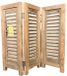Dutch Mood volet 3 panneaux marron 52 cm