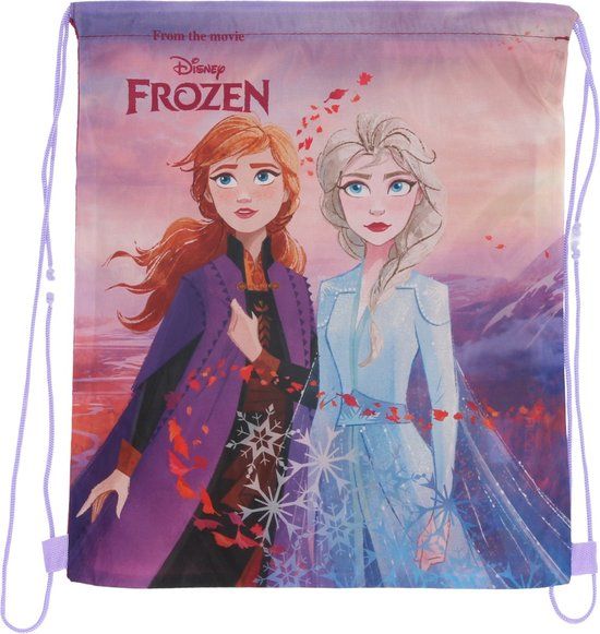 4KidsOnly Frozen Gymtas - Zwemtas - 40 cm - Meerkleurig - Voor Kinderen