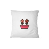 Bona Basics Decoratieve kussenhoes Wit 45x45 cm
