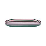 Present Time Dienblad Animado Oval Large - Groen - 38x18x2.5cm - Modern