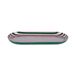 Present Time Plateau Animado Ovale Grand - Vert - 38x18x2.5cm - Moderne