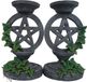 Nemesis Now Aged Pentagram Candlesticks 13.4cm