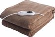 EDM Deken Électrique - 180 x 130 cm - Marron - 3 positions de chauffe - Deux personnes