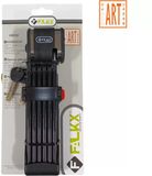 Falkx Vouwslot 95 cm - Anti-picking - ART-2 gecertificeerd - Inclusief framehouder - Zwart