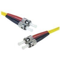 Inspanningis Connect - ST/UPC Single Mode to ST/UPC Single Mode Fiber Optic Cable - 1m - Yellow