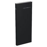 LECAS Civil dagboek, lang, Eurocent, 2024, dagformaat, 14 x 35 cm, hardcover, zwart