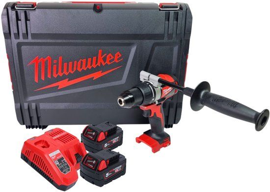 Milwaukee M18 BLDD2-502X Accu Schroefboormachine 18V 5.0Ah | 4933464515
