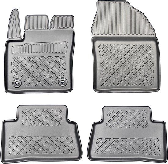 Winparts GO! Aristar 3D Automatten voor Toyota C-HR (2017-2024) en Toyota C-HR (vanaf 2024-) - 4-delig - TPE-Rubber - Zwart